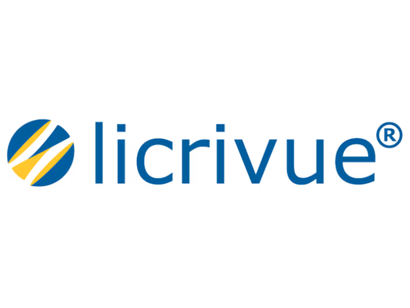 Licrivue Logo Blue Yellow