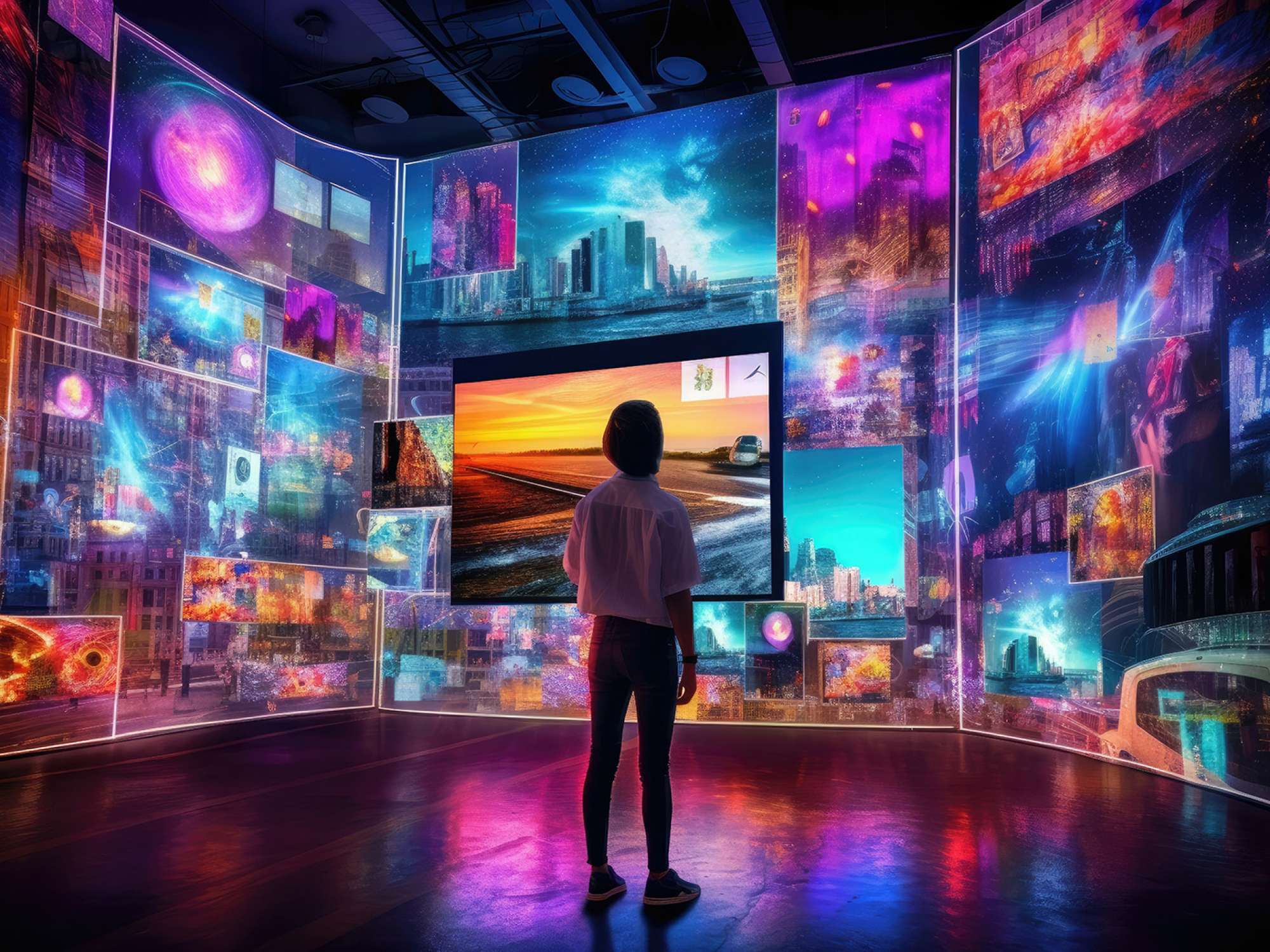 immersive screen wall